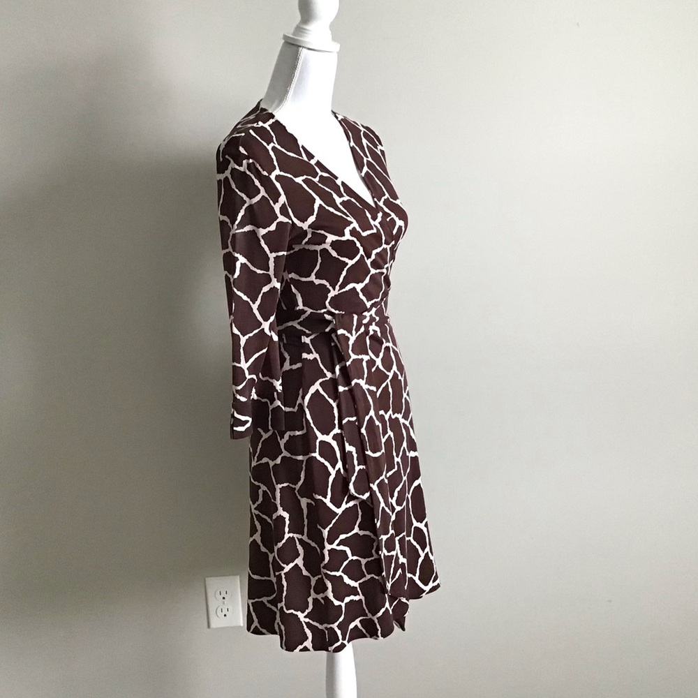 RARE Early 2000s Vintage Silk Wrap Dress ASO Lorelai Gilmore in Gilmore Girls - Picture 9 of 14